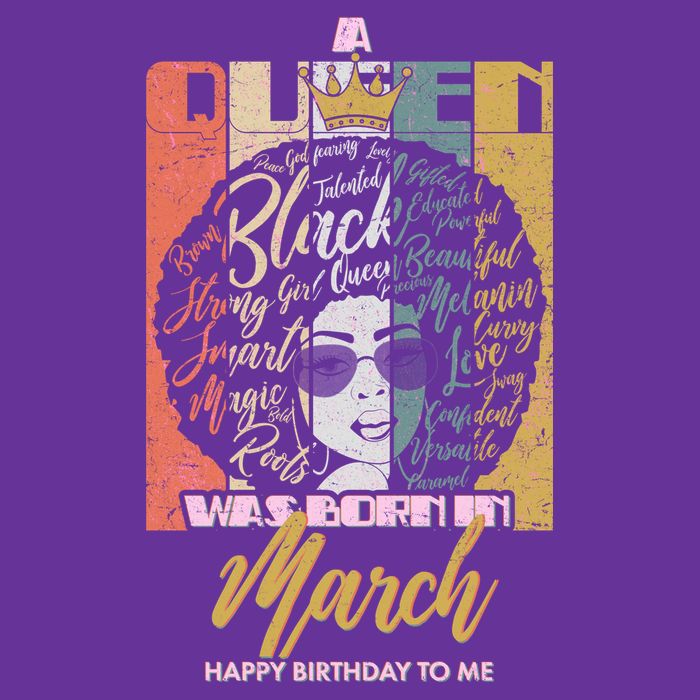 A Queen was Born in March Cooling Performance Crew T-Shirt