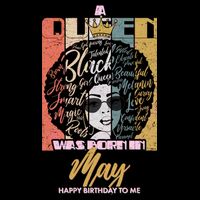 A Queen Was Born In May Cooling Performance Crew T-Shirt