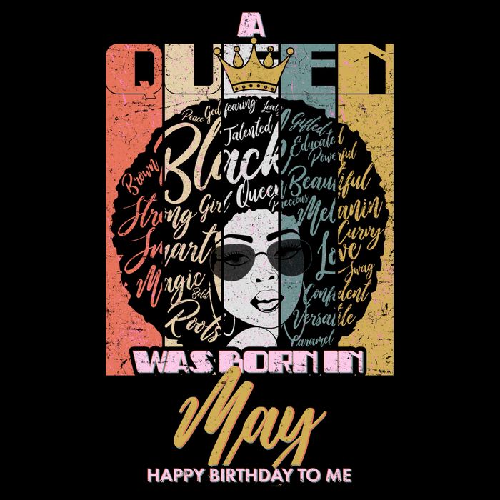 A Queen Was Born In May Cooling Performance Crew T-Shirt