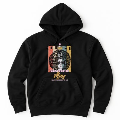 A Queen Was Born In May Hoodie