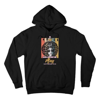 A Queen Was Born In May Hoodie