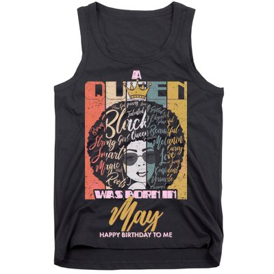 A Queen Was Born In May Tank Top