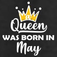A Queen Was Born In May Birthday Adult Drive Performance Visor