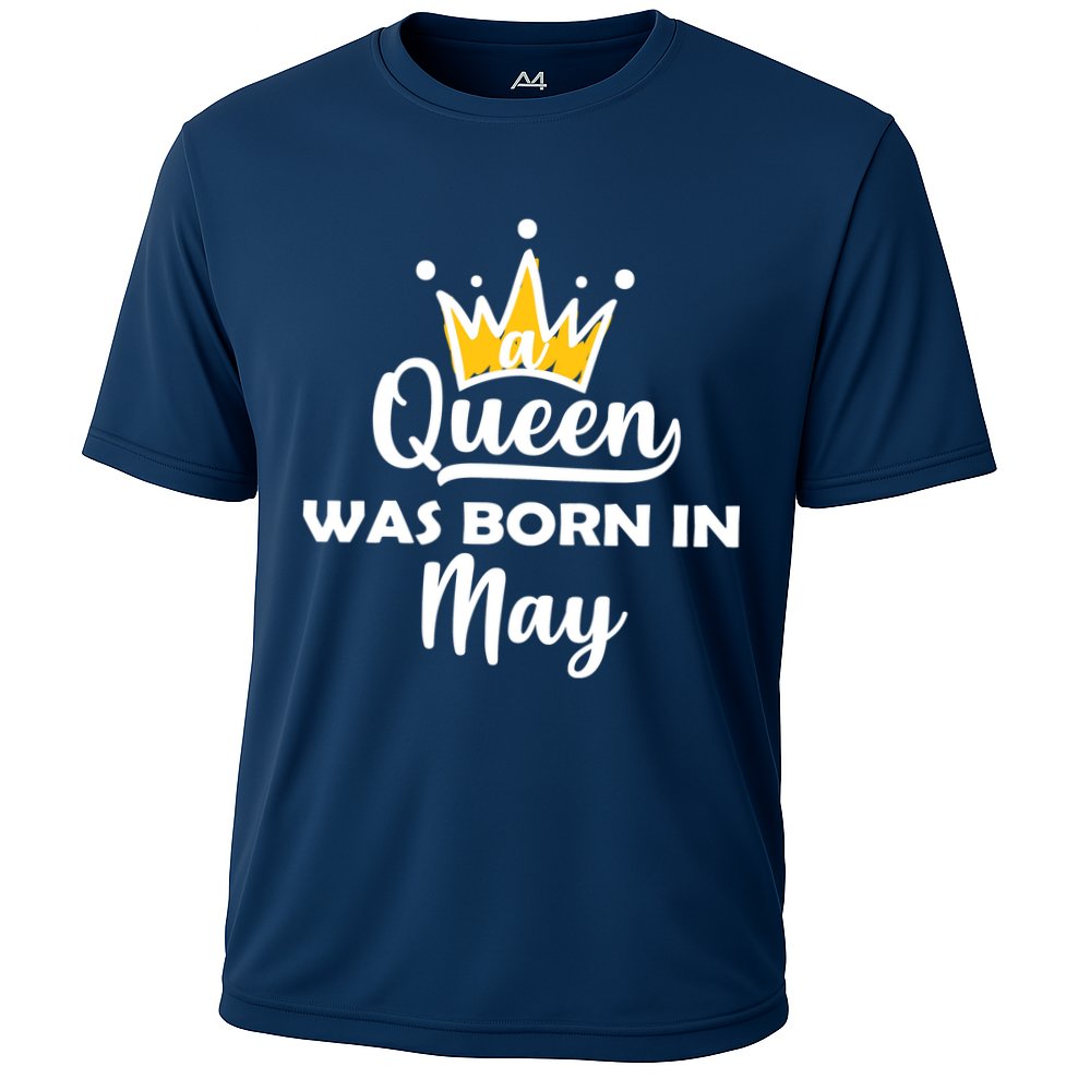 A Queen Was Born In May Birthday Performance Shirt