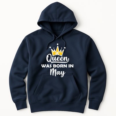 A Queen Was Born In May Birthday Hoodie