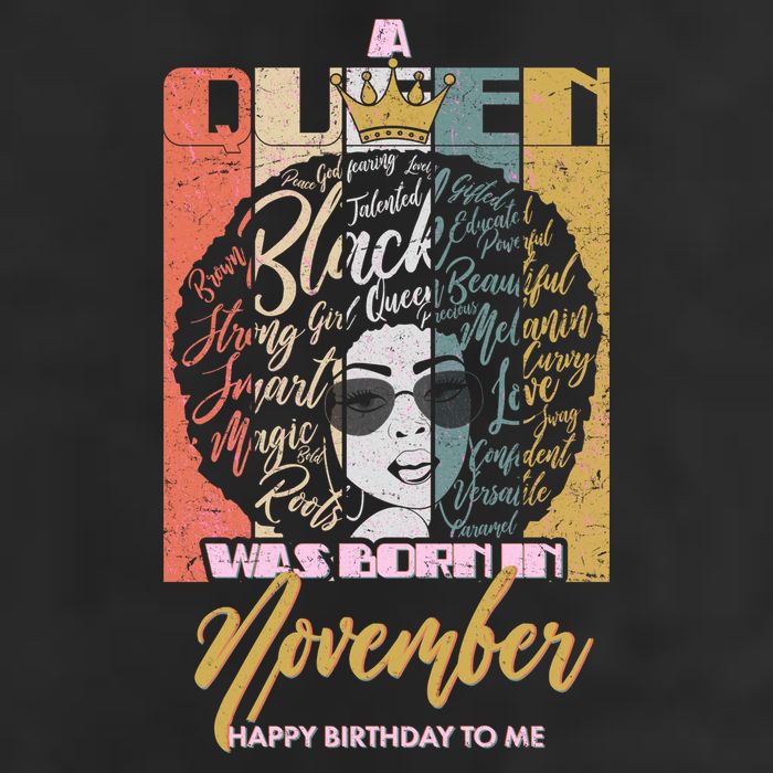 A Queen Was Born In November Happy Adult Drive Performance Visor