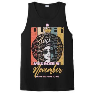 A Queen Was Born In November Happy PosiCharge Competitor Tank