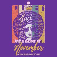 A Queen Was Born In November Happy Cooling Performance Crew T-Shirt