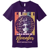 A Queen Was Born In November Happy Premium T-Shirt