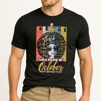 A Queen Was Born In October Cooling Performance Crew T-Shirt