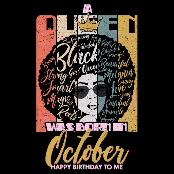 A Queen Was Born In October Impact Tech Backpack