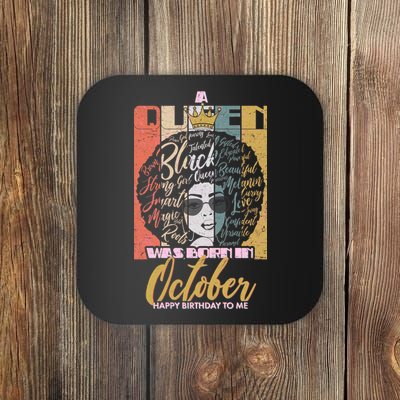 A Queen Was Born In October Coaster