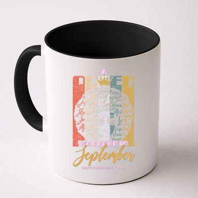 A Queen Was Born In September Mug
