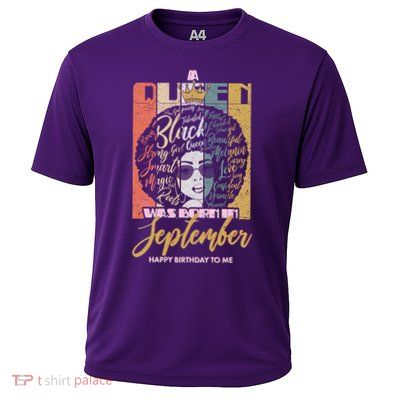 A Queen Was Born In September Performance Shirt