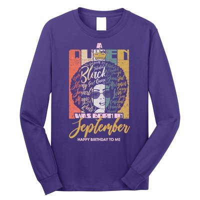A Queen Was Born In September Long Sleeve Shirt