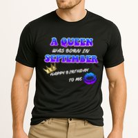A Queen Was Born In September Happy Birthday To Me Cooling Performance Crew T-Shirt