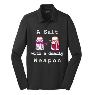 A Salt With A Deadly Weapon Silk Touch Performance Long Sleeve Polo