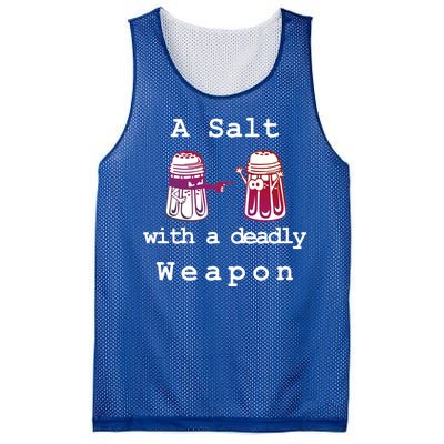 A Salt With A Deadly Weapon Mesh Reversible Basketball Jersey Tank