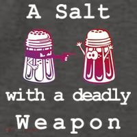 A Salt With A Deadly Weapon Vector Backpack