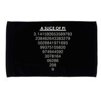 A Slice of Pi Pie Funny Pi Day Math Geek Logo Microfiber Hand Towel