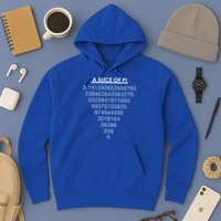 A Slice of Pi Pie Funny Pi Day Math Geek Logo Hoodie
