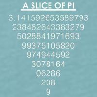 A Slice of Pi Pie Funny Pi Day Math Geek Logo Sueded Cloud Jersey T-Shirt