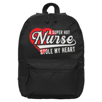 A Super Hot Nurse Stole My Heart 16 in Basic Backpack