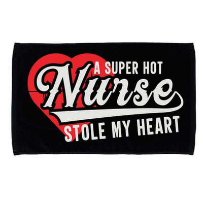 A Super Hot Nurse Stole My Heart Microfiber Hand Towel