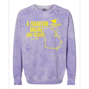 A Tradition Unlike Any Other Augusta Georgia Golfing Colorblast Crewneck Sweatshirt