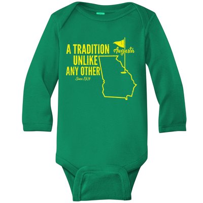 A Tradition Unlike Any Other Augusta Georgia Golfing Baby Long Sleeve Bodysuit