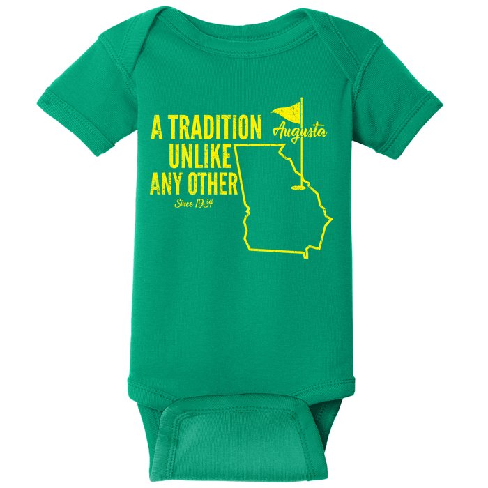 A Tradition Unlike Any Other Augusta Georgia Golfing Baby Bodysuit