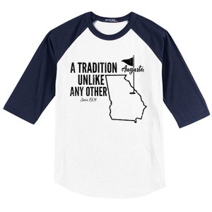 A Tradition Unlike Any Other Augusta Georgia Golfing Baseball Sleeve Shirt