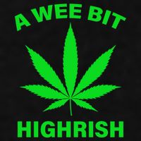 A Wee Bit Highrish Ladies PosiCharge Tri-Blend Wicking Tank