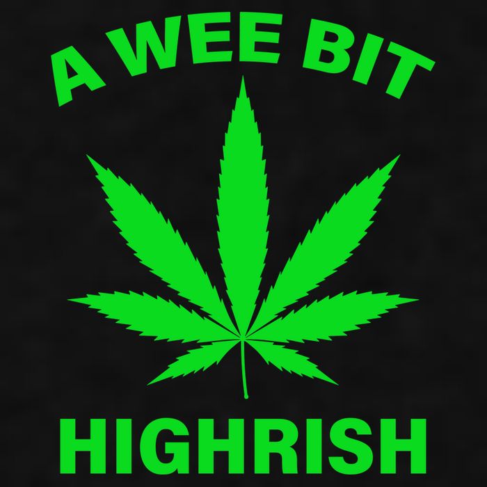A Wee Bit Highrish Ladies PosiCharge Tri-Blend Wicking Tank