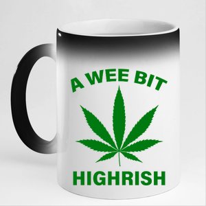 A Wee Bit Highrish 11oz Black Color Changing Mug