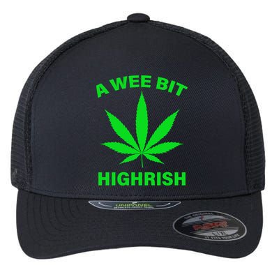 A Wee Bit Highrish Flexfit Unipanel Trucker Cap