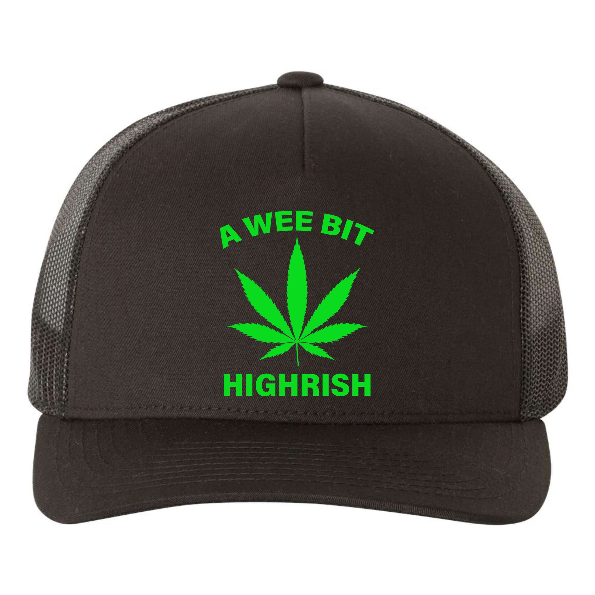 A Wee Bit Highrish Yupoong Adult 5-Panel Trucker Hat