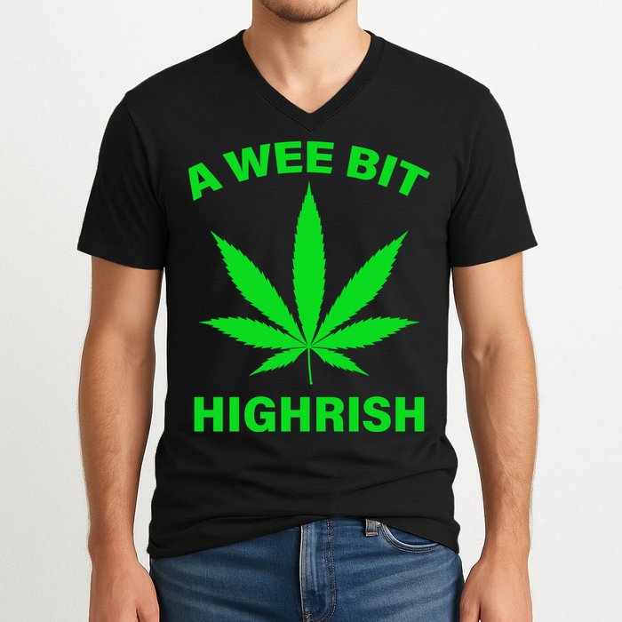 A Wee Bit Highrish V-Neck T-Shirt