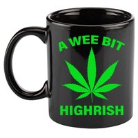 A Wee Bit Highrish 11oz C Handle Ceramic Mug