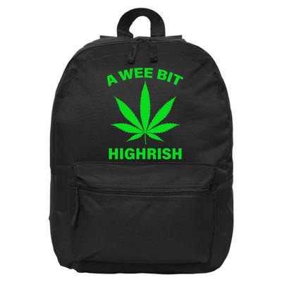 A Wee Bit Highrish 16 in Basic Backpack