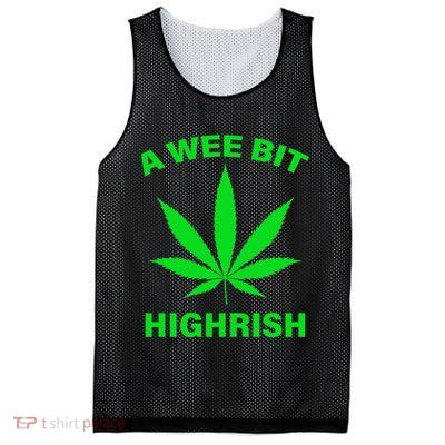 A Wee Bit Highrish Mesh Reversible Basketball Jersey Tank