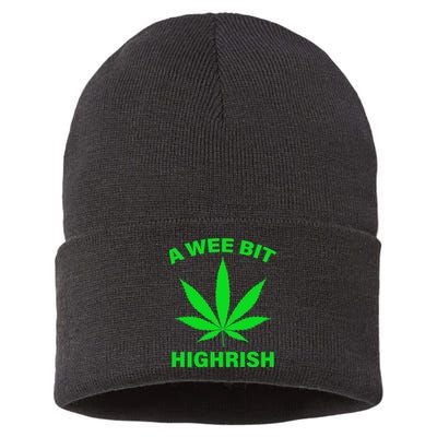 A Wee Bit Highrish Sustainable Knit Beanie
