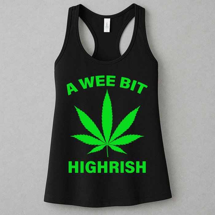 A Wee Bit Highrish Womens Tank Top