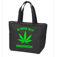 A Wee Bit Highrish Zip Tote Bag