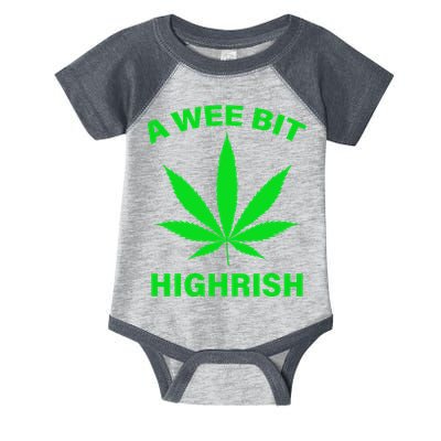 A Wee Bit Highrish Infant Baby Jersey Bodysuit
