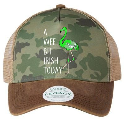 A Wee Bit Irish Today Flamingo Legacy Tie Dye Trucker Hat