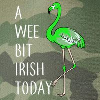 A Wee Bit Irish Today Flamingo Legacy Tie Dye Trucker Hat