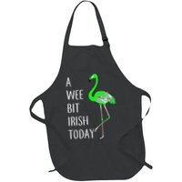 A Wee Bit Irish Today Flamingo Apron