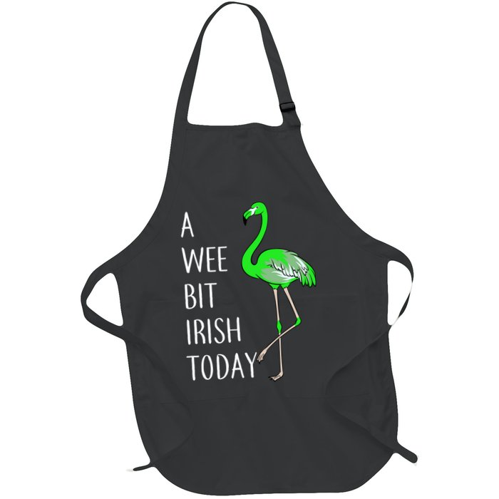 A Wee Bit Irish Today Flamingo Apron