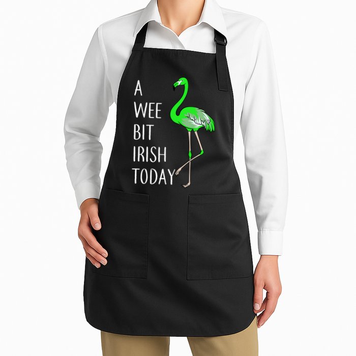 A Wee Bit Irish Today Flamingo Apron